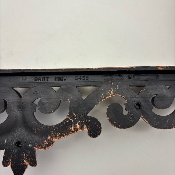 1970s ornate Dart Ind Coppercraft Guild resin spoon holder or jewelry display - Picture 5 of 10